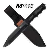 MTech USA MT-086 Tactical 12.25" Fixed Blade Knife with Nylon Sheath