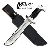 MTech USA Xtreme MX-8099 Bowie 15" Fixed Blade Knife with Sawback Serrated Spine