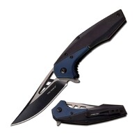 TAC-FORCE Black & Blue Folding EDC Pocket Knife TF-977BL