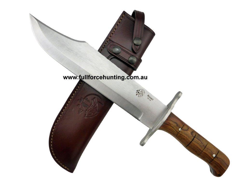 J&V Adventure Knives Cocobolo Bowie Knife - Full Force Hunting