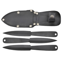 Fury 3 Pce Throwing Knife Set with Sheath