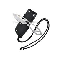 Arcaza Skinner Steel Fixed Blade Knife & Sheath by J & V Knives