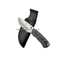JV Adventure Knives Black Nano 2 Utility Fixed Blade Knife