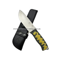 J&V Black & Yellow Thor Heavy Duty Utility Knife with Sheath