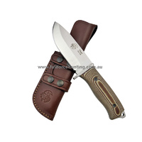 J&V Knives Light Brown Thor Heavy Duty Utility Knife with Sheath