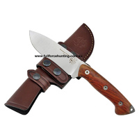 J & V Axarquia Hunting Cocobolo Full Tang Fixed Blade Knife
