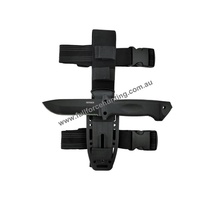 Gerber LMF II Black Tactical Survival Fixed Blade Knife with V-Sharpener & Nylon Sheath