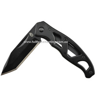 Gerber 31-001729 Black Tanto Mini Paraframe Folding Knife