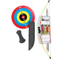 Bear 1st Shot Youth Recurve Archery Set Right | Left Handed - Flo Green