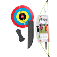 Bear 1st Shot Youth Recurve Archery Set Right | Left Handed - Flo Green