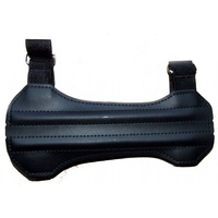 Leather Short 2 Strap Armguard Right or Left Handed