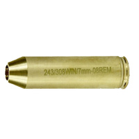 Laser Boresighter .243, .308WIN & 7mm-08REM Red Dot Cartridge