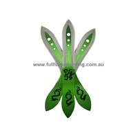 Black Legion BV194 Emerald Dragon Triple Throwing Knife Set of 3 Knives | United Cutlery