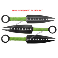 Black Legion Triple Terror Throwing Knife 3pc BV213 United Cutlery