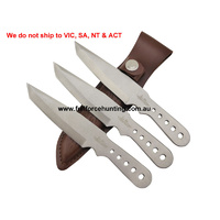 Gil Hibben Small Triple Warrior Thrower Knife Set of 3