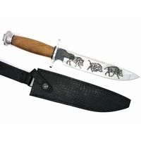 Kizlyar DV2-C Z60 Fixed Blade Knife with Etching
