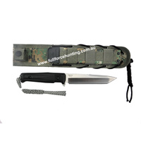 Kizlyar Supreme Aggressor AUS-8 Satin Tanto Fixed Blade Tactical Knife