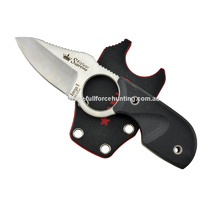 Kizlyar Supreme AmigoX Satin Fixed Blade Neck Knife Sheath & Cord