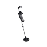 LCD Screen Metal Detector with Headphones - Black