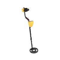 LCD Screen Metal Detector with Headphones - Yellow