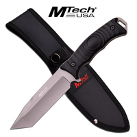 MTech MT-20-70T Tanto 10" Tactical Fixed Blade Knife with Sheath