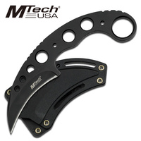 MTech MT-664BK Fixed Blade Black Stainless Karambit
