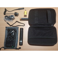 Small Torch Scope Mounted with Charger & Case