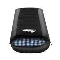 Weisshorn Sleeping Bag Bags Single Camping Hiking -20°C to 10°C Tent Winter Thermal Grey