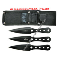 United Cutlery UC2802 Black Ronin 3pc Throwing Knife Set
