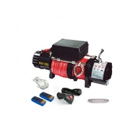 14500LBS Electric Winch Synthetic Rope Wireless Remote 6577kg 12V ATV 4WD Truck