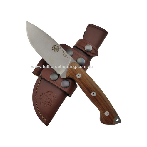 AXARQUIA Full Tang Survival and Bushcraft Knife for Hunting