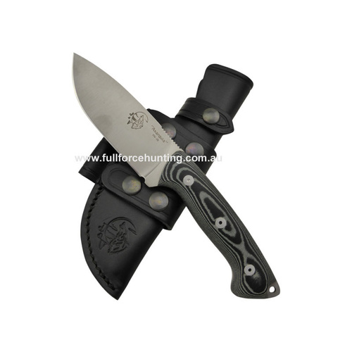 Axarquia Black Micarta Heavy Duty Knife Leather Sheath | J V Adventure Knives