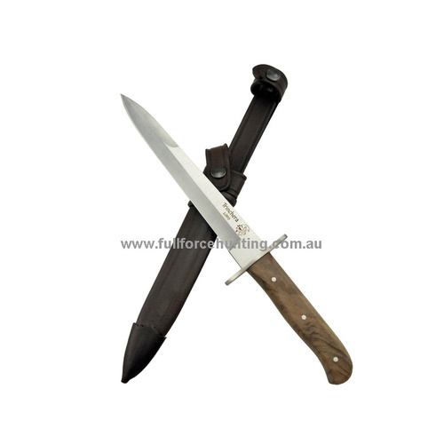 J & V Knives Trinchera Aleman Trench Knife Leather Sheath