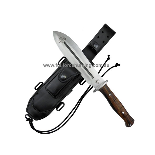 J V Knives EZAPAC 37cm Cocobolo Handled Hunting Survival Knife