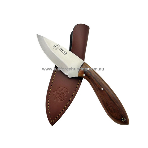 Lobito Satin Blade & Cocobolo Wood Handled Knife JV Adventure