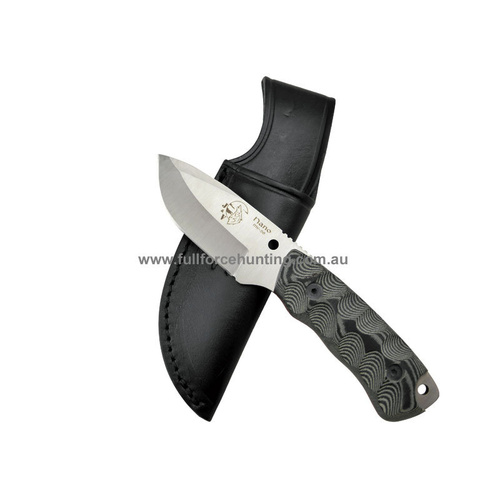 JV Adventure Knives Black Nano 2 Utility Fixed Blade Knife