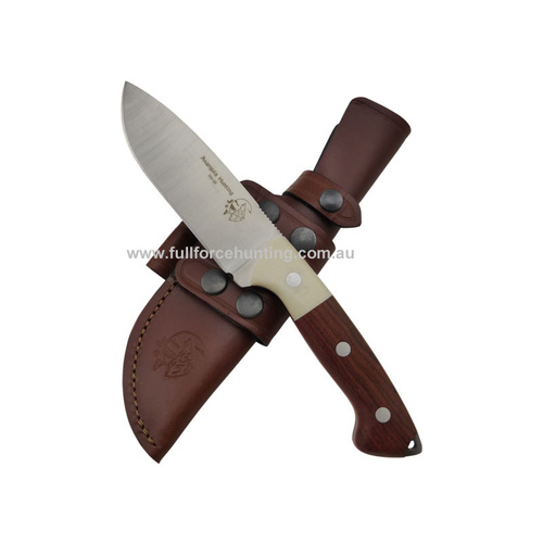 J & V Axarquia Hunting Micarta Cocobolo Full Tang Fixed Blade Knife