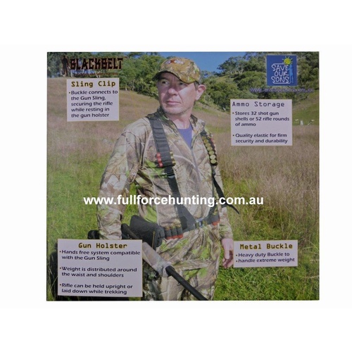 Eagleye HG Blackbelt 32 Shotgun Shell Ammo Belt Holster Safety Harness