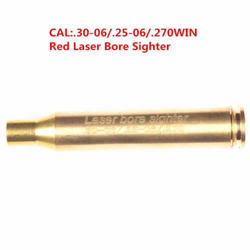Laser Boresighter .30-06, .25-06 & .270 Red Dot Cartridge