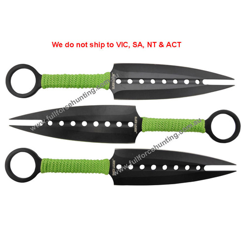 Black Legion Triple Terror Throwing Knife 3pc BV213 United Cutlery