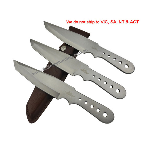 Gil Hibben GH5003 Large Triple Warrior Thrower Knife Set of 3