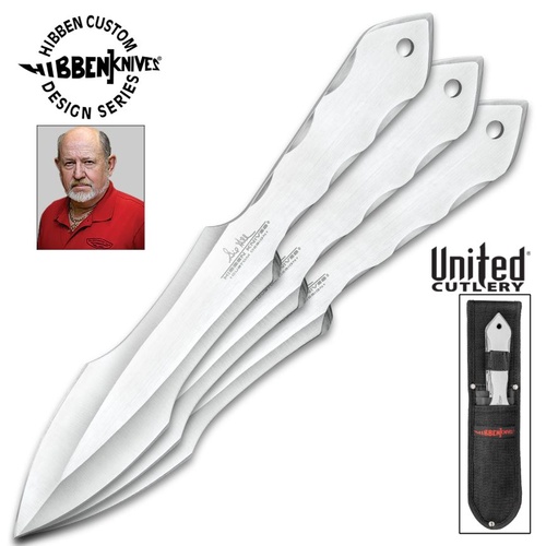 Gil Hibben GH5071 Gen III Pro X Throwing Knife Set with Nylon Sheath