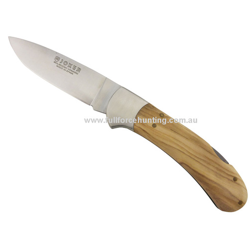 Joker Knives Cocker Folder NO-47 Olive Wood Lock Back Pocket Knife