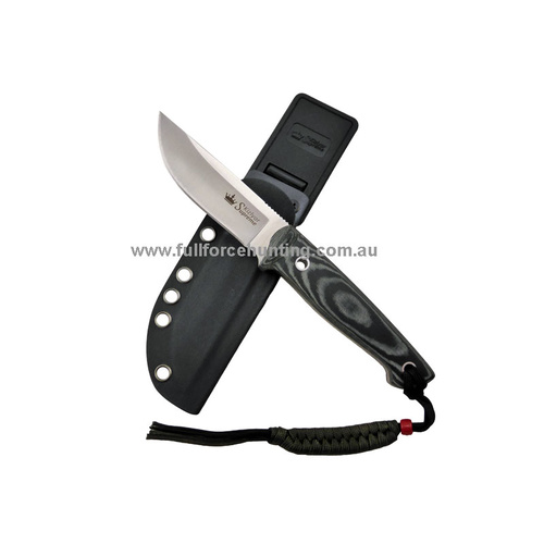 Kizlyar Supreme Nikki Satin AUS-8 Steel Fixed Blade Hunting Knife