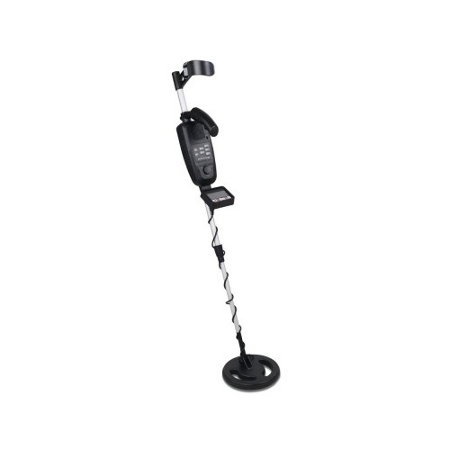 LCD Screen Metal Detector with Headphones - Black
