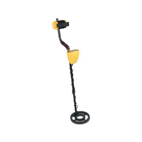 LCD Screen Metal Detector with Headphones - Yellow