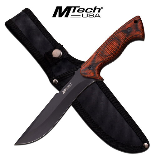 MTech USA MT-20-73WD 11" Tactical Bowie Knife with Nylon Sheath