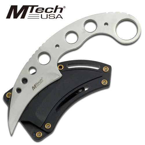 MTech MT-664SL Fixed Blade Satin Stainless Karambit