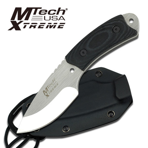 MTech USA Xtreme MX-8035 Utility 7" Fixed Blade Neck Knife with Kydex Sheath