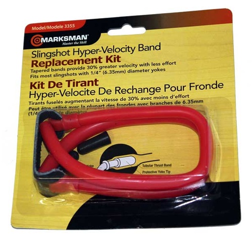 Marksman Slingshot Tapered Replacement Band - Red